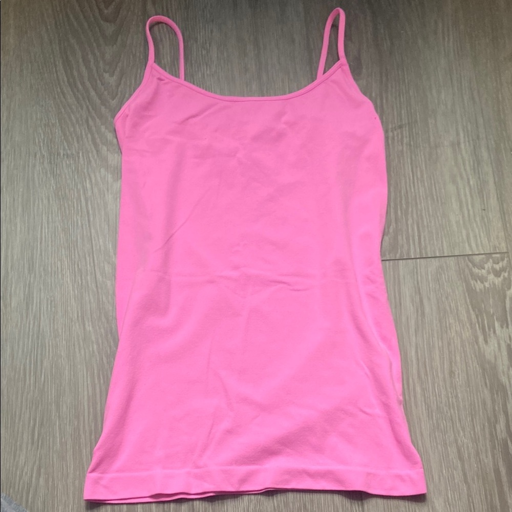 Vibrant Pink Fitted Camisole Top